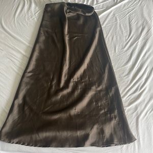 Dark brown skirt